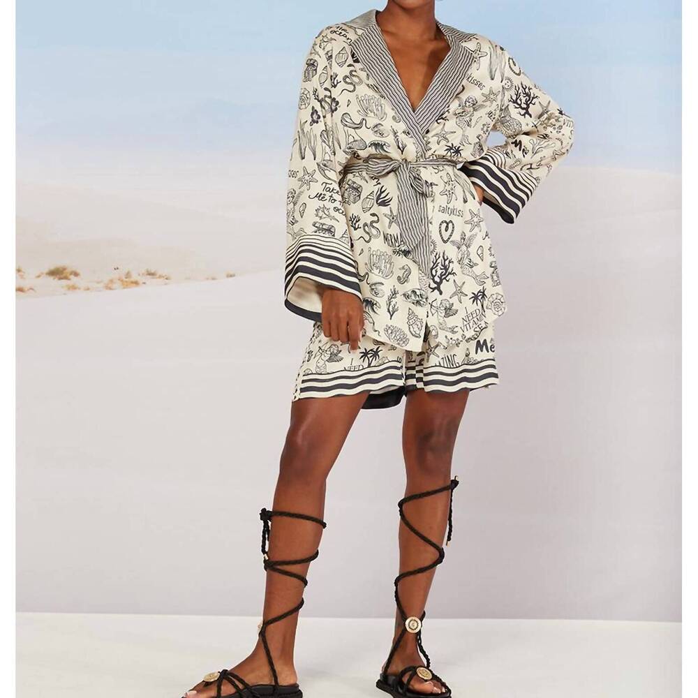 NEW ME369 women's isabel kimono in mermaid